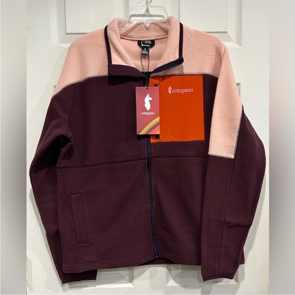 Cotopaxi Women's Small Abrazo Fleece Full-Zip Jacket Pink Wine Rosewood NWT